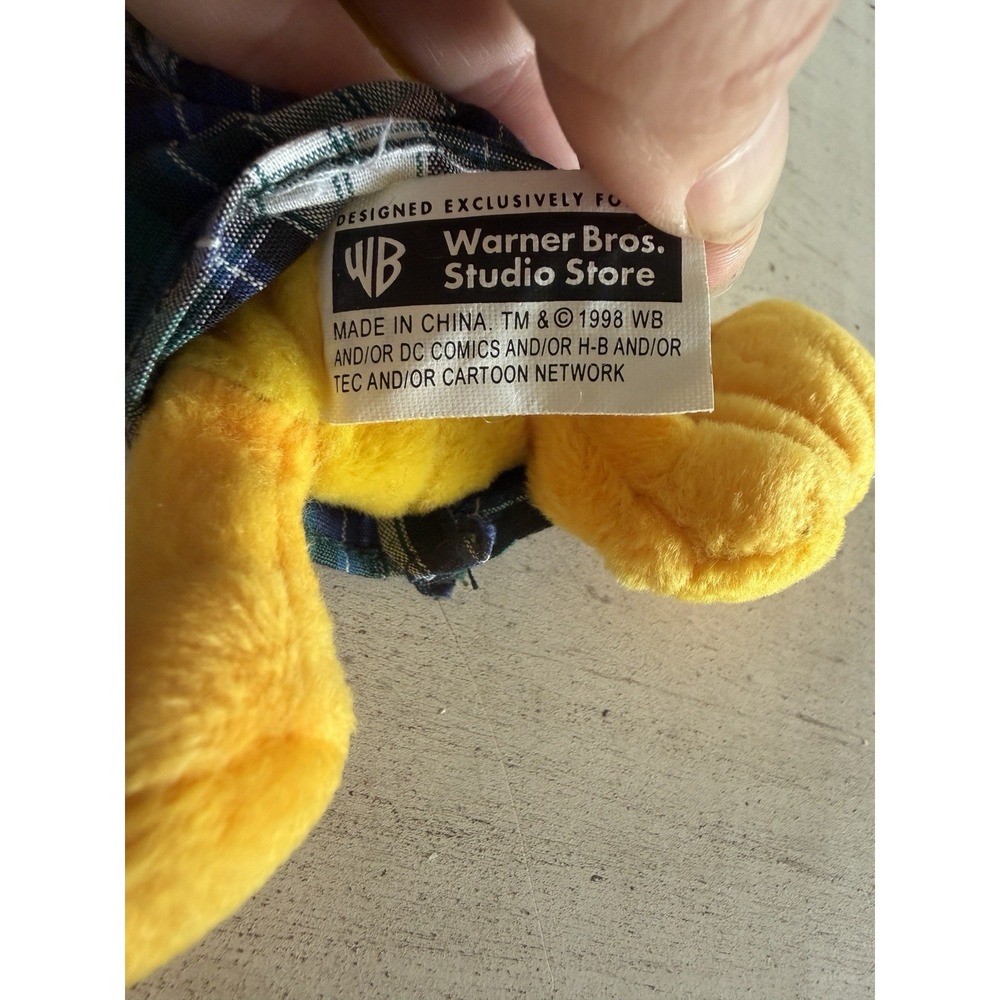 Vintage Warner Bros. Studio 1995 Bedtime Tweety Bird Plus Toy - Picture 6 of 6